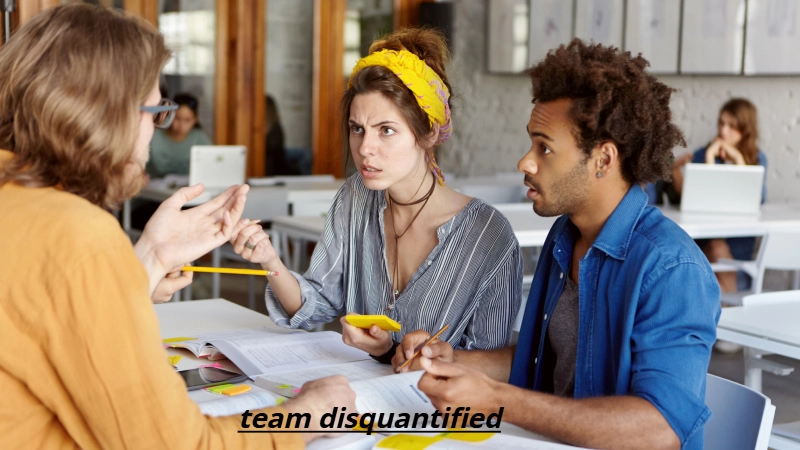 team disqualified